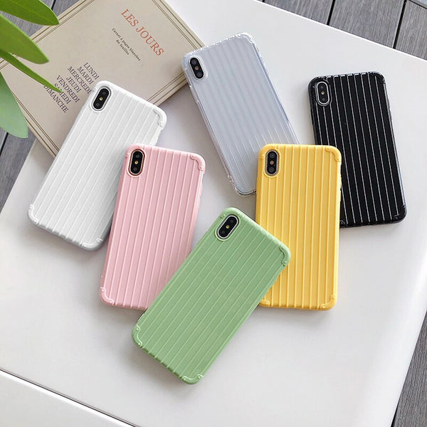 Trunk Stripe Candy Case For Huawei P20 P30 Lite Cases Light Pro Cover Capa On Hauwei Huawey Hawaii P30Lite P20Lite Pro TPU Soft Silicone Back Shell Covers Huavie P 30Lite 30Pro Coque Fundas On Honor 20 Pro 20Pro Case