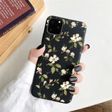 Kowkaka Cute Cartoon Daisy Phone Case For iPhone 11 Pro X XR XS Max 6 6s 7 8 Plus SE 2020 Soft Flower Love Heart Fundas Cover