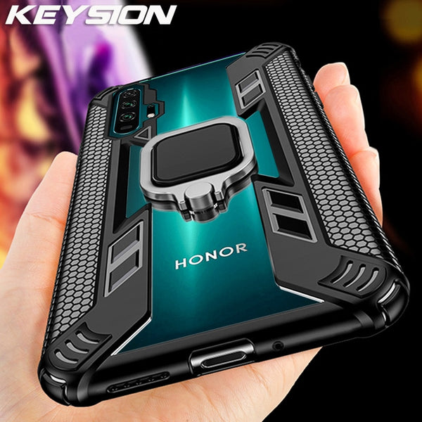 KEYSION Shockproof Case For Honor 20 Pro 10i 10 Lite 8X 8A 5T Phone Cover for Huawei Mate 30 Pro P40 P30 Lite Y6 Y7 Y9 2019 Y9S