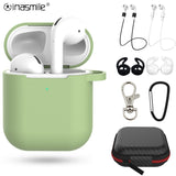 Pretty gift 2/7Pcs Set Silicone Cases for Airpods 2nd Protective Earphone Cover Case for Apple airpods2 Shockproof accessories