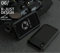 Heavy Duty Metal Aluminum Phone Case for iPhone 11 Pro Max XR XS MAX 6 6S 7 8 Plus X 5S SE 2020 Doom Armor Shockproof Case Cover