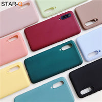 candy color silicone phone case for samsung galaxy a50 a70 a30 a40 a20 a10 galaxi a51 a71 a20e m30s a7 2018 matte soft tpu cases