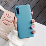 candy color silicone phone case for samsung galaxy a50 a70 a30 a40 a20 a10 galaxi a51 a71 a20e m30s a7 2018 matte soft tpu cases