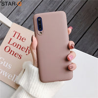 candy color silicone phone case for samsung galaxy a50 a70 a30 a40 a20 a10 galaxi a51 a71 a20e m30s a7 2018 matte soft tpu cases