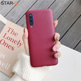 candy color silicone phone case for samsung galaxy a50 a70 a30 a40 a20 a10 galaxi a51 a71 a20e m30s a7 2018 matte soft tpu cases