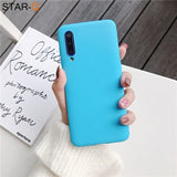 candy color silicone phone case for samsung galaxy a50 a70 a30 a40 a20 a10 galaxi a51 a71 a20e m30s a7 2018 matte soft tpu cases