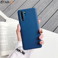 candy color silicone phone case for huawei p30 lite pro p20 lite p10 p smart plus z 2019 2018 matte soft tpu back cover