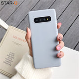 candy color silicone phone case for samsung galaxy note 10 9 8 s10 s10e s9 s8 s20 plus e galaxi matte soft tpu back cover cases