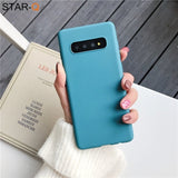 candy color silicone phone case for samsung galaxy note 10 9 8 s10 s10e s9 s8 s20 plus e galaxi matte soft tpu back cover cases