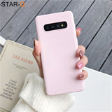 candy color silicone phone case for samsung galaxy note 10 9 8 s10 s10e s9 s8 s20 plus e galaxi matte soft tpu back cover cases