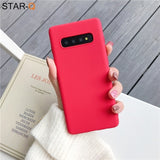 candy color silicone phone case for samsung galaxy note 10 9 8 s10 s10e s9 s8 s20 plus e galaxi matte soft tpu back cover cases