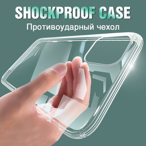 Ultra Thin Clear Silicone Phone Case On For iPhone 11 Pro Max SE 2020 Case iphone XR XS Max X 7 8 6 6S Plus Soft TPU Back Cover