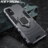 KEYSION Shockproof Case for Samsung A51 A71 A31 Phone Cover for Galaxy S20 Ultra S10 Lite Note 10 Plus A50 A70 A40 A10 A01 A21S