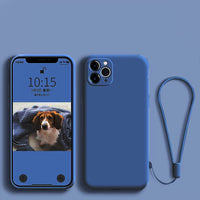 Liquid Silicone Case For Huawei  P40 P30 P20 Lite Pro Full protector Camera Case For Huawei Mate 20 30 Lite Pro Cover with Strap