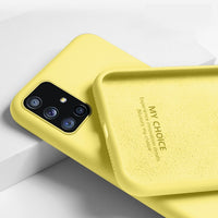 New Original Liquid Silicone Soft Case For Samsung A51 A50 S10 Plus S8 S9 S20 Note 20 Ultra S10E A71 A70 A21S A30 A31 A41 Coque