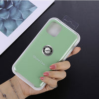 Luxury Silicone Phone Case for Apple iPhone 11 Pro MAX XS XR 7 8 6S Plus 8Plus 12 Mini 11Pro Official Logo Liqiud Brand Cover