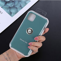 Luxury Silicone Phone Case for Apple iPhone 11 Pro MAX XS XR 7 8 6S Plus 8Plus 12 Mini 11Pro Official Logo Liqiud Brand Cover