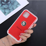 Luxury Silicone Phone Case for Apple iPhone 11 Pro MAX XS XR 7 8 6S Plus 8Plus 12 Mini 11Pro Official Logo Liqiud Brand Cover