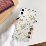 Kowkaka Cute Cartoon Daisy Phone Case For iPhone 11 Pro X XR XS Max 6 6s 7 8 Plus SE 2020 Soft Flower Love Heart Fundas Cover