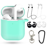 Pretty gift 2/7Pcs Set Silicone Cases for Airpods 2nd Protective Earphone Cover Case for Apple airpods2 Shockproof accessories