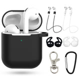 Pretty gift 2/7Pcs Set Silicone Cases for Airpods 2nd Protective Earphone Cover Case for Apple airpods2 Shockproof accessories