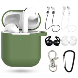 Pretty gift 2/7Pcs Set Silicone Cases for Airpods 2nd Protective Earphone Cover Case for Apple airpods2 Shockproof accessories