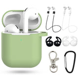 Pretty gift 2/7Pcs Set Silicone Cases for Airpods 2nd Protective Earphone Cover Case for Apple airpods2 Shockproof accessories