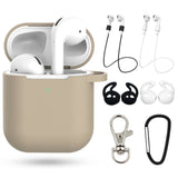 Pretty gift 2/7Pcs Set Silicone Cases for Airpods 2nd Protective Earphone Cover Case for Apple airpods2 Shockproof accessories