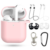 Pretty gift 2/7Pcs Set Silicone Cases for Airpods 2nd Protective Earphone Cover Case for Apple airpods2 Shockproof accessories