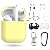 Pretty gift 2/7Pcs Set Silicone Cases for Airpods 2nd Protective Earphone Cover Case for Apple airpods2 Shockproof accessories