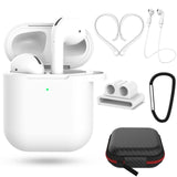 Pretty gift 2/7Pcs Set Silicone Cases for Airpods 2nd Protective Earphone Cover Case for Apple airpods2 Shockproof accessories