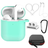 Pretty gift 2/7Pcs Set Silicone Cases for Airpods 2nd Protective Earphone Cover Case for Apple airpods2 Shockproof accessories