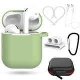 Pretty gift 2/7Pcs Set Silicone Cases for Airpods 2nd Protective Earphone Cover Case for Apple airpods2 Shockproof accessories