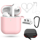 Pretty gift 2/7Pcs Set Silicone Cases for Airpods 2nd Protective Earphone Cover Case for Apple airpods2 Shockproof accessories