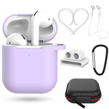 Pretty gift 2/7Pcs Set Silicone Cases for Airpods 2nd Protective Earphone Cover Case for Apple airpods2 Shockproof accessories
