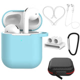 Pretty gift 2/7Pcs Set Silicone Cases for Airpods 2nd Protective Earphone Cover Case for Apple airpods2 Shockproof accessories