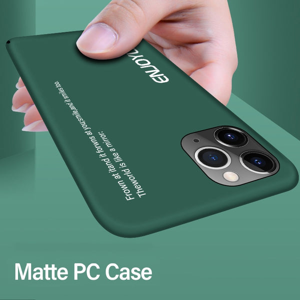 Ultra-thin Colorful Matte Hard PC Phone Case For iPhone 12 11 Pro Max XSmax XR XS X 8 7 6s 6 Plus Cute Shockproof Frosted Cover