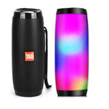 Wireless Bluetooth Speaker Portable Speaker Bluetooth Powerful High BoomBox Outdoor Bass HIFI TF FM Radio with LED Light