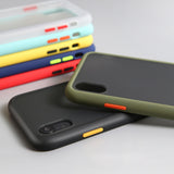 Transparent Matte Color Frame phone Case For Xiaomi Redmi CC9 CC9E A3 9 Note 6 7 7S 7A 8 8A 8T K20 9 9T 10 Pro Lite Back Cover