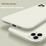 2020 New Luxury Liquid Silicone Case For iPhone 11 Pro Max 12  protector Case For iPhone X XS MAX XR 7 8 6 6S PLUS SE 2020 Cover