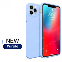 2020 New Luxury Liquid Silicone Case For iPhone 11 Pro Max 12  protector Case For iPhone X XS MAX XR 7 8 6 6S PLUS SE 2020 Cover