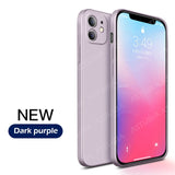 2020 New Luxury Liquid Silicone Case For iPhone 11 Pro Max 12  protector Case For iPhone X XS MAX XR 7 8 6 6S PLUS SE 2020 Cover