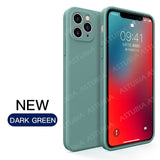 2020 New Luxury Liquid Silicone Case For iPhone 11 Pro Max 12  protector Case For iPhone X XS MAX XR 7 8 6 6S PLUS SE 2020 Cover