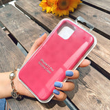 Official With LOGO Silicone Case For iphone 12 pro max 7 8 6 6s plus Case For apple iphone 11 pro max xr xs max x se 2020 Cover