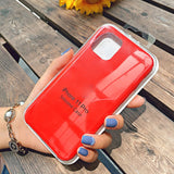 Official With LOGO Silicone Case For iphone 12 pro max 7 8 6 6s plus Case For apple iphone 11 pro max xr xs max x se 2020 Cover