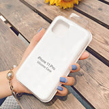 Official With LOGO Silicone Case For iphone 12 pro max 7 8 6 6s plus Case For apple iphone 11 pro max xr xs max x se 2020 Cover