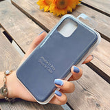 Official With LOGO Silicone Case For iphone 12 pro max 7 8 6 6s plus Case For apple iphone 11 pro max xr xs max x se 2020 Cover