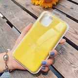 Official With LOGO Silicone Case For iphone 12 pro max 7 8 6 6s plus Case For apple iphone 11 pro max xr xs max x se 2020 Cover