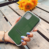 Official With LOGO Silicone Case For iphone 12 pro max 7 8 6 6s plus Case For apple iphone 11 pro max xr xs max x se 2020 Cover