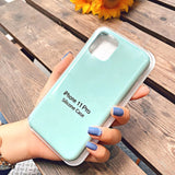 Official With LOGO Silicone Case For iphone 12 pro max 7 8 6 6s plus Case For apple iphone 11 pro max xr xs max x se 2020 Cover